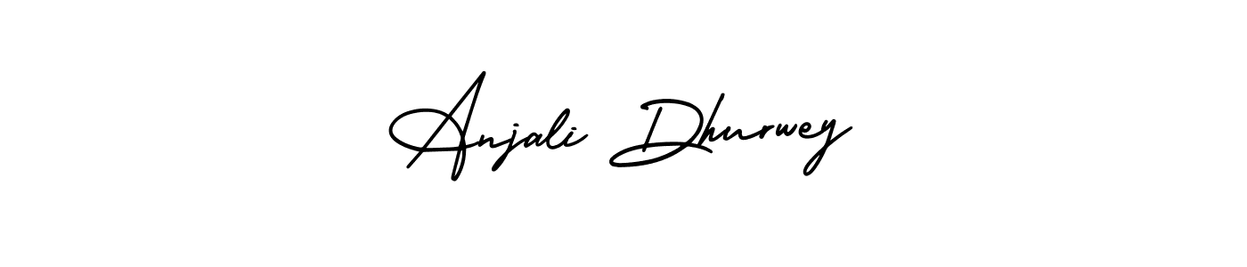 Best and Professional Signature Style for Anjali Dhurwey. AmerikaSignatureDemo-Regular Best Signature Style Collection. Anjali Dhurwey signature style 3 images and pictures png