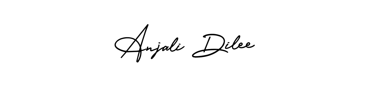 Also we have Anjali Dilee name is the best signature style. Create professional handwritten signature collection using AmerikaSignatureDemo-Regular autograph style. Anjali Dilee signature style 3 images and pictures png