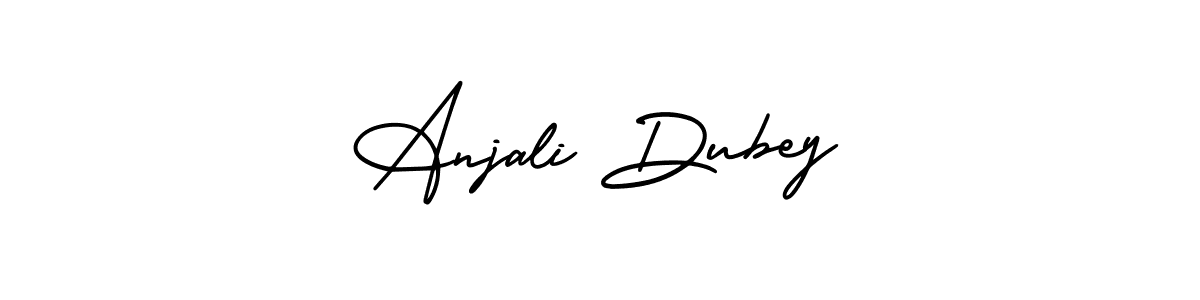 How to make Anjali Dubey signature? AmerikaSignatureDemo-Regular is a professional autograph style. Create handwritten signature for Anjali Dubey name. Anjali Dubey signature style 3 images and pictures png