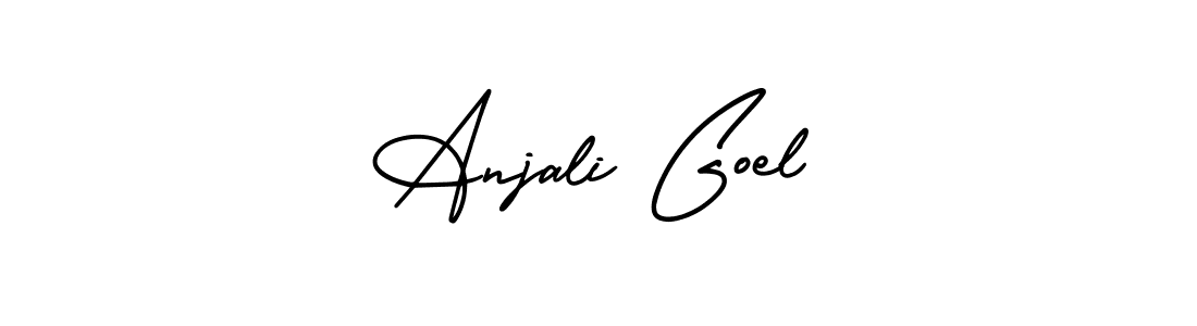 if you are searching for the best signature style for your name Anjali Goel. so please give up your signature search. here we have designed multiple signature styles  using AmerikaSignatureDemo-Regular. Anjali Goel signature style 3 images and pictures png