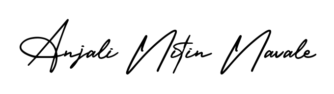 Design your own signature with our free online signature maker. With this signature software, you can create a handwritten (AmerikaSignatureDemo-Regular) signature for name Anjali Nitin Navale. Anjali Nitin Navale signature style 3 images and pictures png