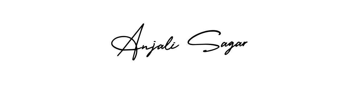 Check out images of Autograph of Anjali Sagar name. Actor Anjali Sagar Signature Style. AmerikaSignatureDemo-Regular is a professional sign style online. Anjali Sagar signature style 3 images and pictures png