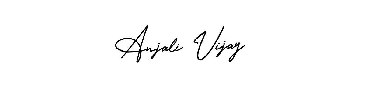 Create a beautiful signature design for name Anjali Vijay. With this signature (AmerikaSignatureDemo-Regular) fonts, you can make a handwritten signature for free. Anjali Vijay signature style 3 images and pictures png