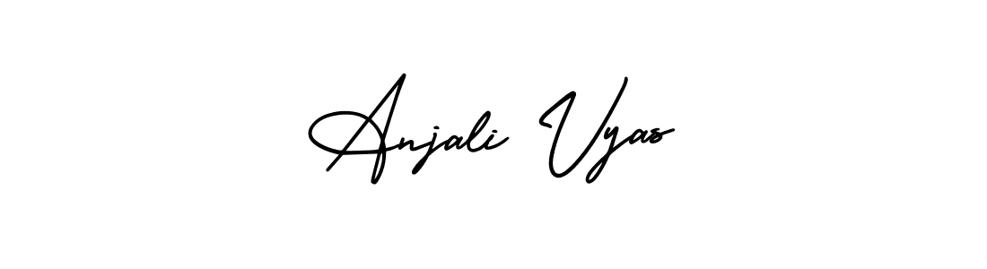 Best and Professional Signature Style for Anjali Vyas. AmerikaSignatureDemo-Regular Best Signature Style Collection. Anjali Vyas signature style 3 images and pictures png