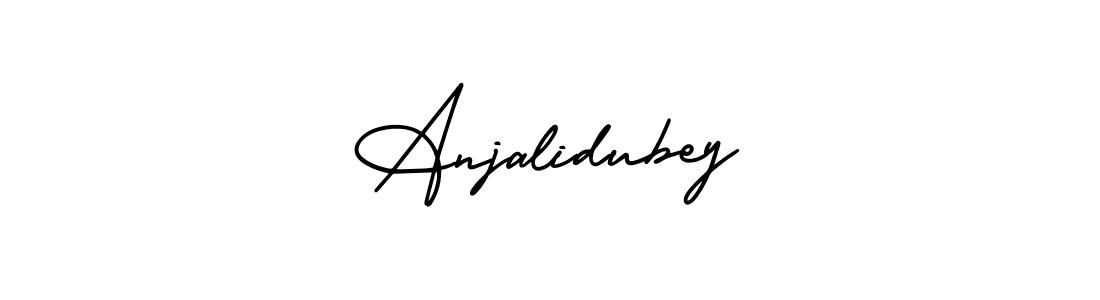 Design your own signature with our free online signature maker. With this signature software, you can create a handwritten (AmerikaSignatureDemo-Regular) signature for name Anjalidubey. Anjalidubey signature style 3 images and pictures png
