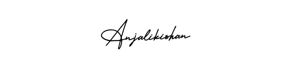 Create a beautiful signature design for name Anjalikishan. With this signature (AmerikaSignatureDemo-Regular) fonts, you can make a handwritten signature for free. Anjalikishan signature style 3 images and pictures png