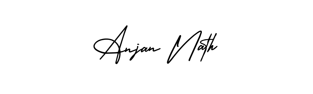 Make a beautiful signature design for name Anjan Nath. Use this online signature maker to create a handwritten signature for free. Anjan Nath signature style 3 images and pictures png