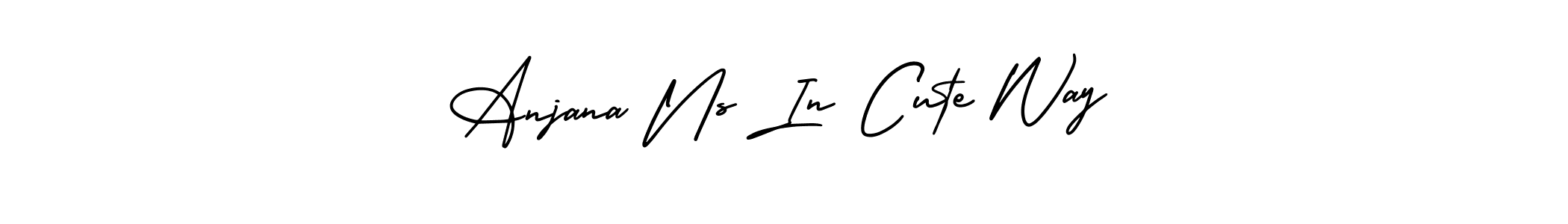 You can use this online signature creator to create a handwritten signature for the name Anjana Ns In Cute Way. This is the best online autograph maker. Anjana Ns In Cute Way signature style 3 images and pictures png