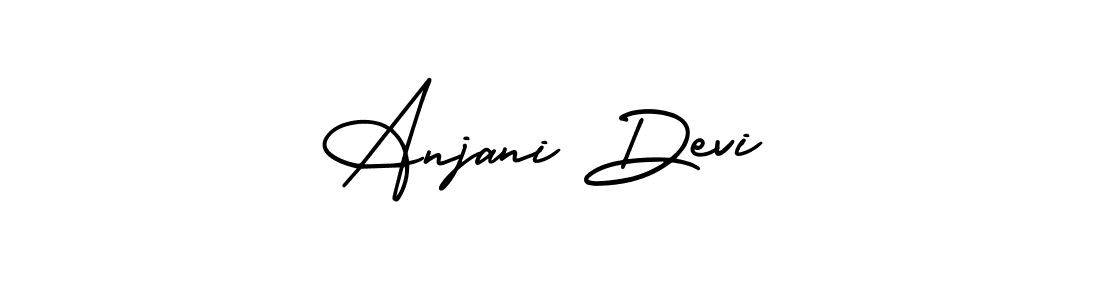 Similarly AmerikaSignatureDemo-Regular is the best handwritten signature design. Signature creator online .You can use it as an online autograph creator for name Anjani Devi. Anjani Devi signature style 3 images and pictures png