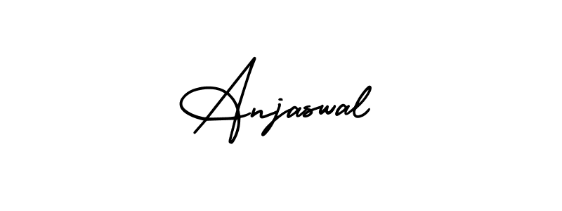 Anjaswal stylish signature style. Best Handwritten Sign (AmerikaSignatureDemo-Regular) for my name. Handwritten Signature Collection Ideas for my name Anjaswal. Anjaswal signature style 3 images and pictures png