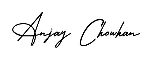 Transform the name Anjay Chowhan into a signature masterpiece using AmerikaSignatureDemo-Regular font. Ideal for photographers, artists, and creators looking for watermarks. Anjay Chowhan signature style 3 images and pictures png