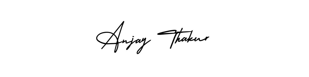 if you are searching for the best signature style for your name Anjay Thakur. so please give up your signature search. here we have designed multiple signature styles  using AmerikaSignatureDemo-Regular. Anjay Thakur signature style 3 images and pictures png