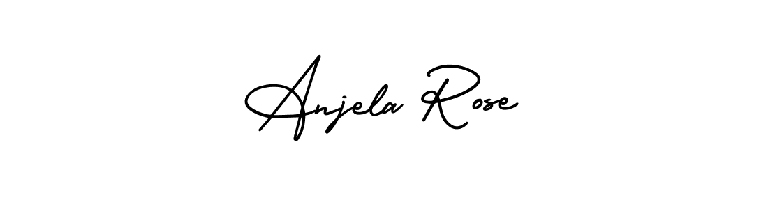 Make a short Anjela Rose signature style. Manage your documents anywhere anytime using AmerikaSignatureDemo-Regular. Create and add eSignatures, submit forms, share and send files easily. Anjela Rose signature style 3 images and pictures png