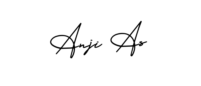 Make a short Anji As signature style. Manage your documents anywhere anytime using AmerikaSignatureDemo-Regular. Create and add eSignatures, submit forms, share and send files easily. Anji As signature style 3 images and pictures png
