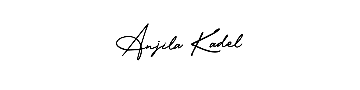 You can use this online signature creator to create a handwritten signature for the name Anjila Kadel. This is the best online autograph maker. Anjila Kadel signature style 3 images and pictures png