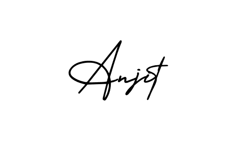 Also You can easily find your signature by using the search form. We will create Anjit name handwritten signature images for you free of cost using AmerikaSignatureDemo-Regular sign style. Anjit signature style 3 images and pictures png