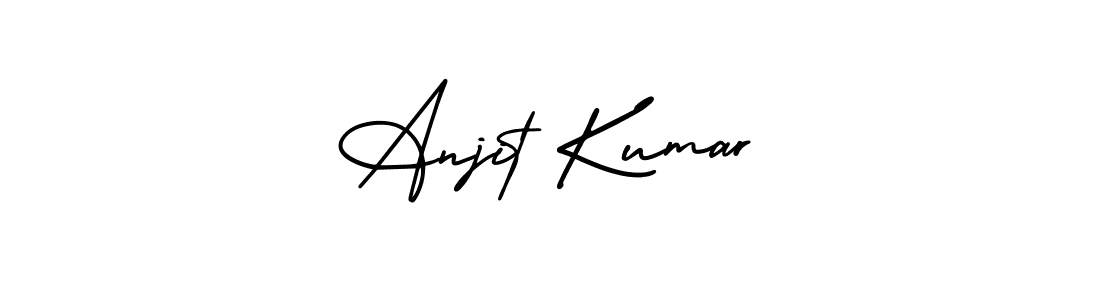 Also we have Anjit Kumar name is the best signature style. Create professional handwritten signature collection using AmerikaSignatureDemo-Regular autograph style. Anjit Kumar signature style 3 images and pictures png