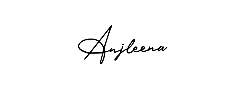 if you are searching for the best signature style for your name Anjleena. so please give up your signature search. here we have designed multiple signature styles  using AmerikaSignatureDemo-Regular. Anjleena signature style 3 images and pictures png