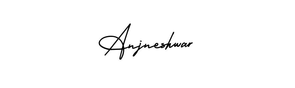 Similarly AmerikaSignatureDemo-Regular is the best handwritten signature design. Signature creator online .You can use it as an online autograph creator for name Anjneshwar. Anjneshwar signature style 3 images and pictures png