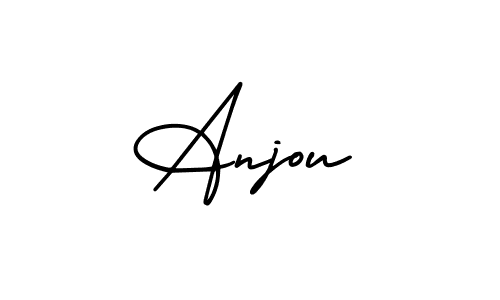 Design your own signature with our free online signature maker. With this signature software, you can create a handwritten (AmerikaSignatureDemo-Regular) signature for name Anjou. Anjou signature style 3 images and pictures png
