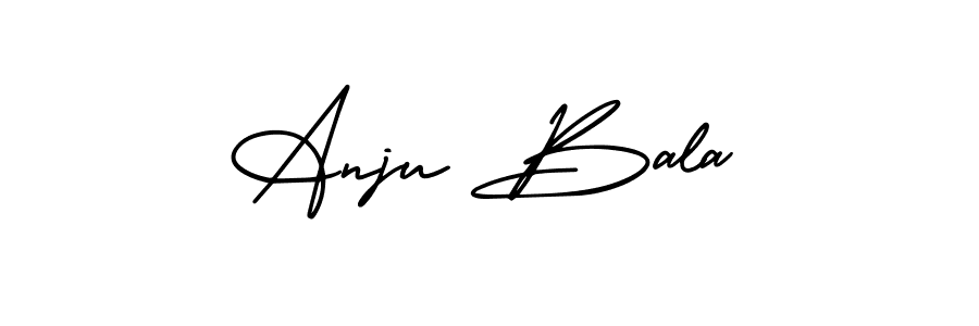 Also we have Anju Bala name is the best signature style. Create professional handwritten signature collection using AmerikaSignatureDemo-Regular autograph style. Anju Bala signature style 3 images and pictures png