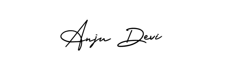 Create a beautiful signature design for name Anju Devi. With this signature (AmerikaSignatureDemo-Regular) fonts, you can make a handwritten signature for free. Anju Devi signature style 3 images and pictures png