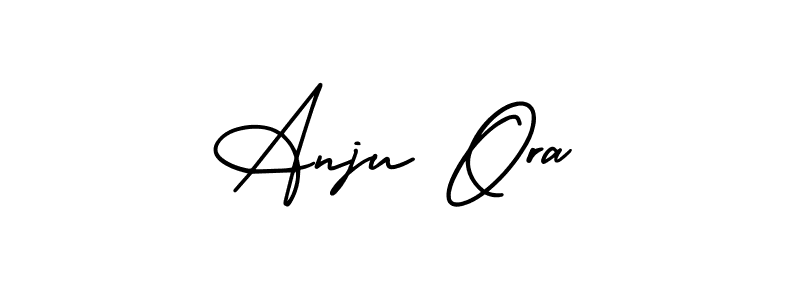 Once you've used our free online signature maker to create your best signature AmerikaSignatureDemo-Regular style, it's time to enjoy all of the benefits that Anju Ora name signing documents. Anju Ora signature style 3 images and pictures png