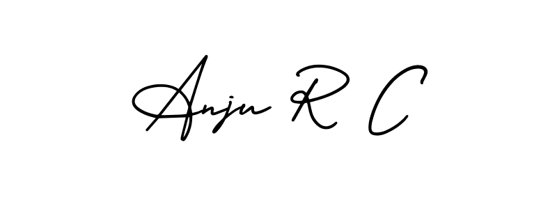 Also we have Anju R C name is the best signature style. Create professional handwritten signature collection using AmerikaSignatureDemo-Regular autograph style. Anju R C signature style 3 images and pictures png