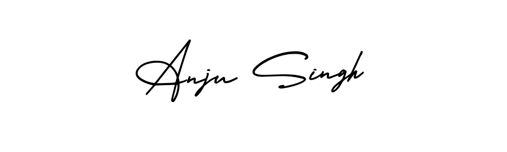 How to Draw Anju Singh signature style? AmerikaSignatureDemo-Regular is a latest design signature styles for name Anju Singh. Anju Singh signature style 3 images and pictures png
