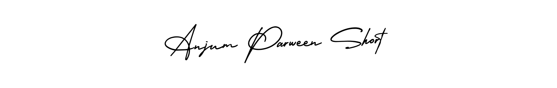 Create a beautiful signature design for name Anjum Parween Short. With this signature (AmerikaSignatureDemo-Regular) fonts, you can make a handwritten signature for free. Anjum Parween Short signature style 3 images and pictures png