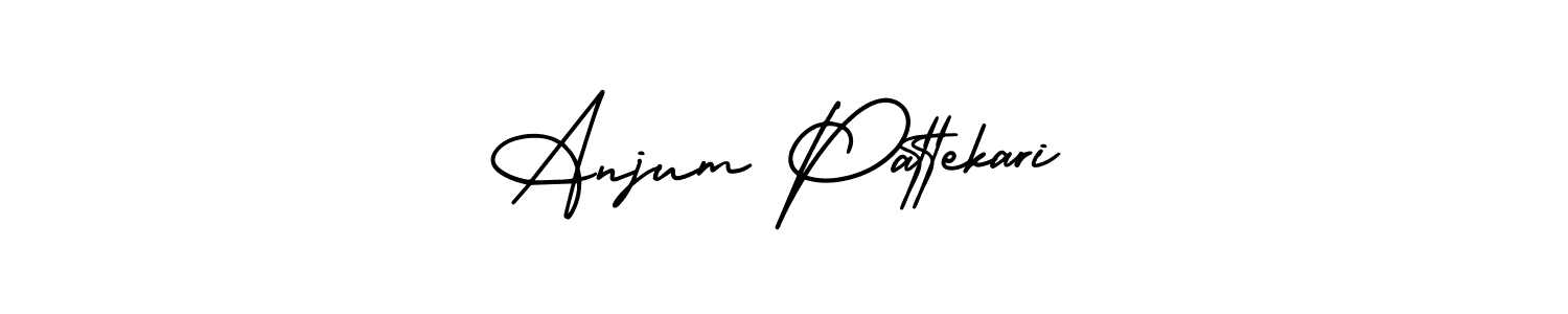 How to Draw Anjum Pattekari signature style? AmerikaSignatureDemo-Regular is a latest design signature styles for name Anjum Pattekari. Anjum Pattekari signature style 3 images and pictures png