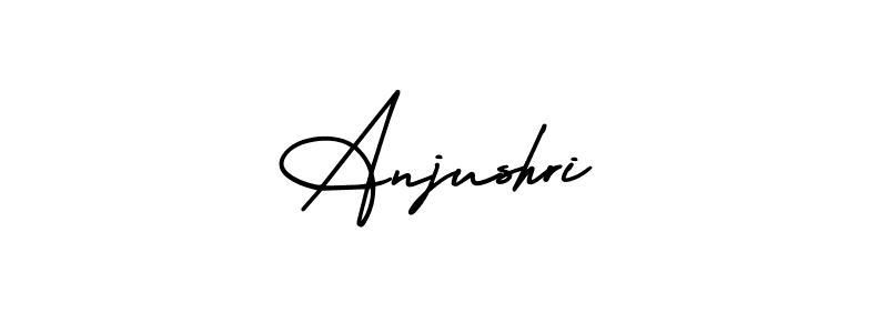 Make a beautiful signature design for name Anjushri. Use this online signature maker to create a handwritten signature for free. Anjushri signature style 3 images and pictures png