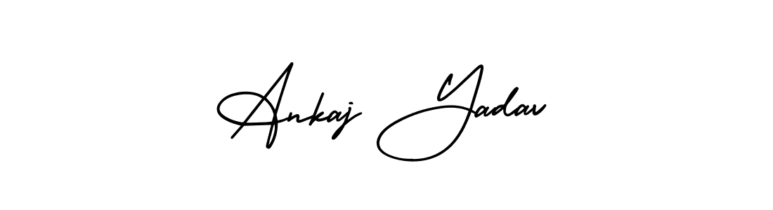 AmerikaSignatureDemo-Regular is a professional signature style that is perfect for those who want to add a touch of class to their signature. It is also a great choice for those who want to make their signature more unique. Get Ankaj Yadav name to fancy signature for free. Ankaj Yadav signature style 3 images and pictures png