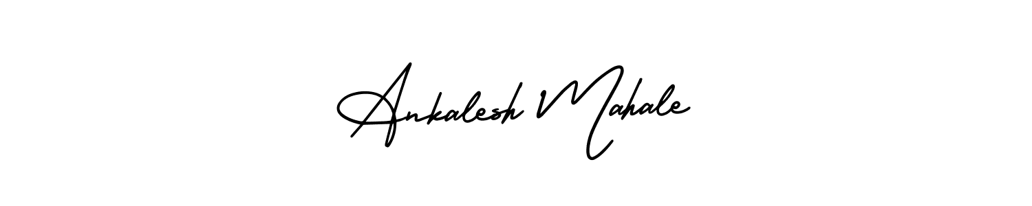 Design your own signature with our free online signature maker. With this signature software, you can create a handwritten (AmerikaSignatureDemo-Regular) signature for name Ankalesh Mahale. Ankalesh Mahale signature style 3 images and pictures png