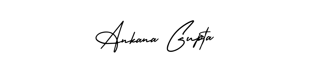 Also You can easily find your signature by using the search form. We will create Ankana Gupta name handwritten signature images for you free of cost using AmerikaSignatureDemo-Regular sign style. Ankana Gupta signature style 3 images and pictures png
