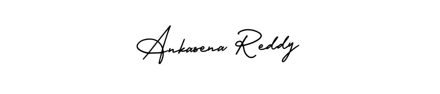 Also You can easily find your signature by using the search form. We will create Ankasena Reddy name handwritten signature images for you free of cost using AmerikaSignatureDemo-Regular sign style. Ankasena Reddy signature style 3 images and pictures png