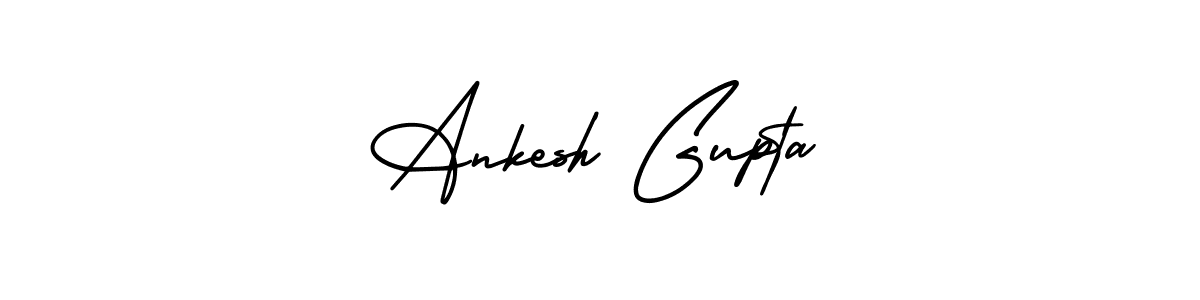 Make a beautiful signature design for name Ankesh Gupta. With this signature (AmerikaSignatureDemo-Regular) style, you can create a handwritten signature for free. Ankesh Gupta signature style 3 images and pictures png