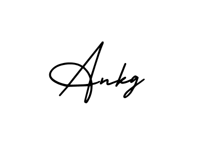 The best way (AmerikaSignatureDemo-Regular) to make a short signature is to pick only two or three words in your name. The name Ankg include a total of six letters. For converting this name. Ankg signature style 3 images and pictures png