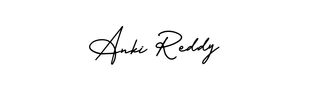 Use a signature maker to create a handwritten signature online. With this signature software, you can design (AmerikaSignatureDemo-Regular) your own signature for name Anki Reddy. Anki Reddy signature style 3 images and pictures png