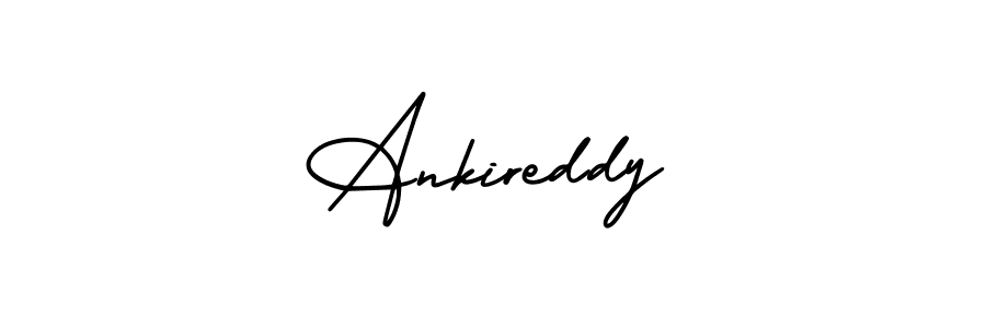 How to make Ankireddy signature? AmerikaSignatureDemo-Regular is a professional autograph style. Create handwritten signature for Ankireddy name. Ankireddy signature style 3 images and pictures png