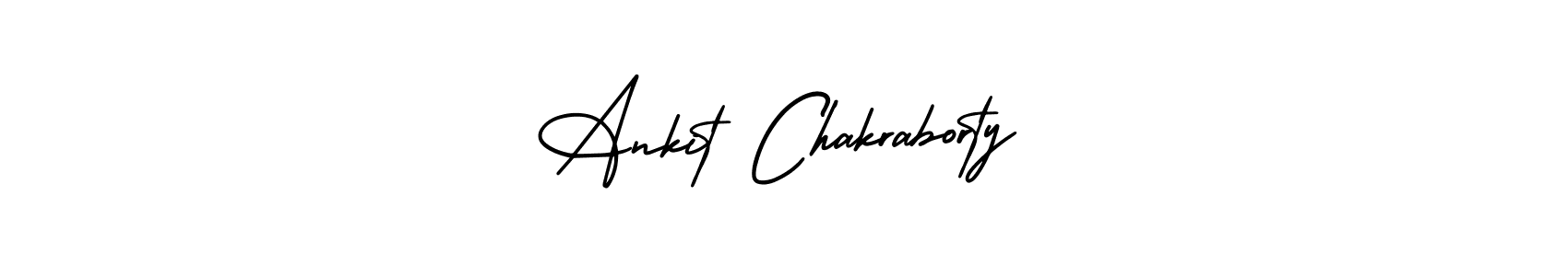 Ankit Chakraborty stylish signature style. Best Handwritten Sign (AmerikaSignatureDemo-Regular) for my name. Handwritten Signature Collection Ideas for my name Ankit Chakraborty. Ankit Chakraborty signature style 3 images and pictures png