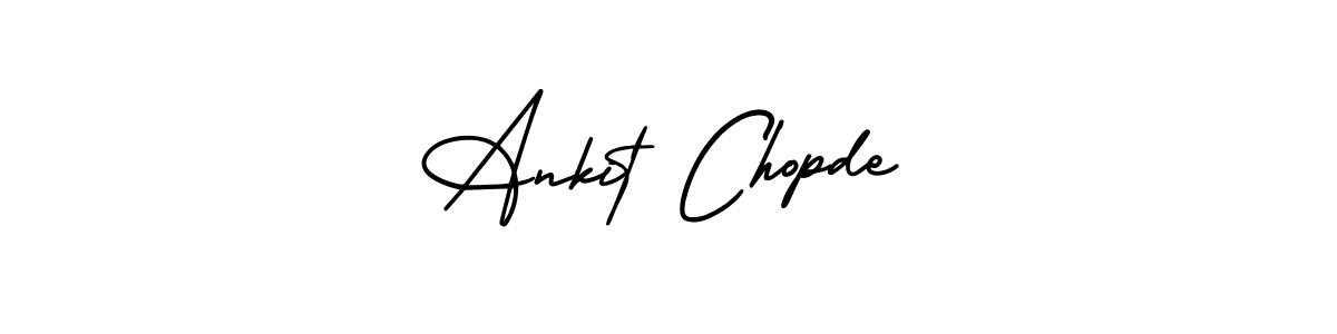 Design your own signature with our free online signature maker. With this signature software, you can create a handwritten (AmerikaSignatureDemo-Regular) signature for name Ankit Chopde. Ankit Chopde signature style 3 images and pictures png