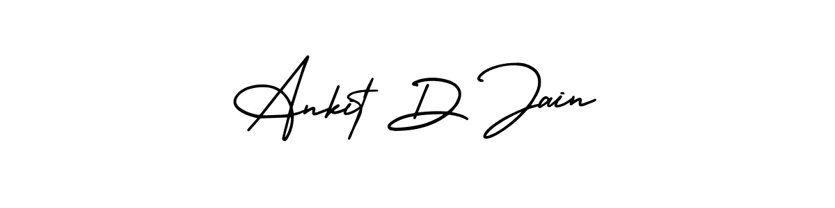 Create a beautiful signature design for name Ankit D Jain. With this signature (AmerikaSignatureDemo-Regular) fonts, you can make a handwritten signature for free. Ankit D Jain signature style 3 images and pictures png