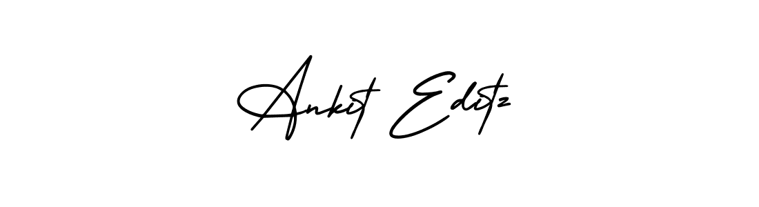 This is the best signature style for the Ankit Editz name. Also you like these signature font (AmerikaSignatureDemo-Regular). Mix name signature. Ankit Editz signature style 3 images and pictures png