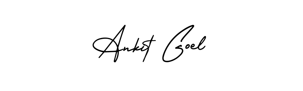 It looks lik you need a new signature style for name Ankit Goel. Design unique handwritten (AmerikaSignatureDemo-Regular) signature with our free signature maker in just a few clicks. Ankit Goel signature style 3 images and pictures png