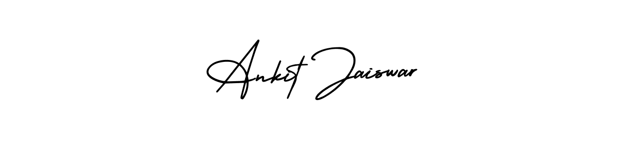 The best way (AmerikaSignatureDemo-Regular) to make a short signature is to pick only two or three words in your name. The name Ankit Jaiswar include a total of six letters. For converting this name. Ankit Jaiswar signature style 3 images and pictures png