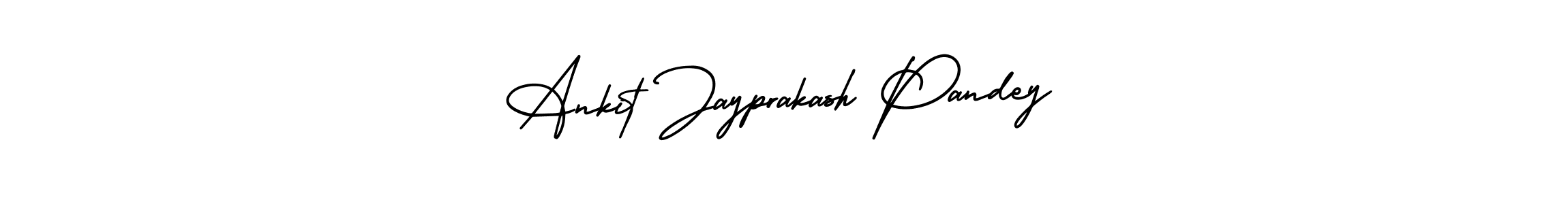 How to make Ankit Jayprakash Pandey name signature. Use AmerikaSignatureDemo-Regular style for creating short signs online. This is the latest handwritten sign. Ankit Jayprakash Pandey signature style 3 images and pictures png
