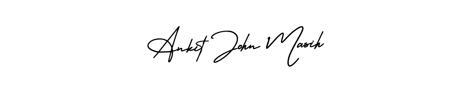 Make a beautiful signature design for name Ankit John Masih. Use this online signature maker to create a handwritten signature for free. Ankit John Masih signature style 3 images and pictures png