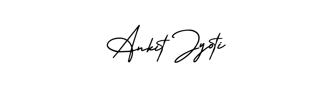 AmerikaSignatureDemo-Regular is a professional signature style that is perfect for those who want to add a touch of class to their signature. It is also a great choice for those who want to make their signature more unique. Get Ankit Jyoti name to fancy signature for free. Ankit Jyoti signature style 3 images and pictures png