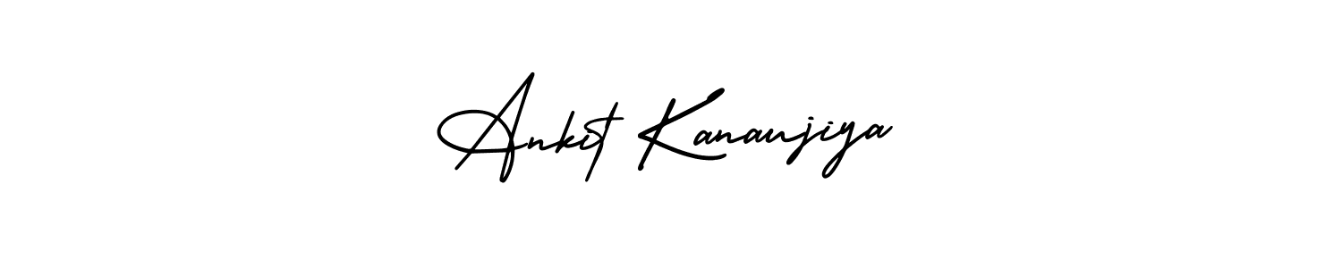 Create a beautiful signature design for name Ankit Kanaujiya. With this signature (AmerikaSignatureDemo-Regular) fonts, you can make a handwritten signature for free. Ankit Kanaujiya signature style 3 images and pictures png